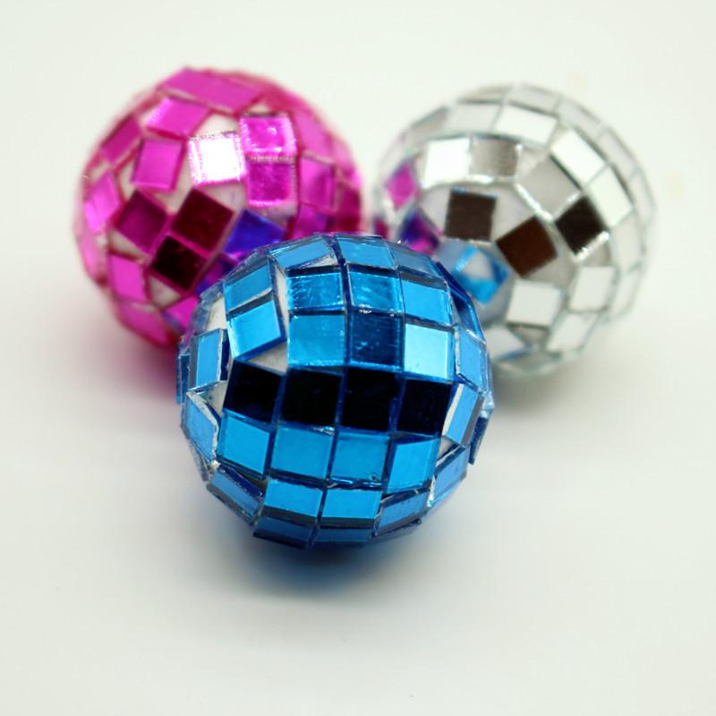6Pcs 1:12 Dollhouse Christmas Ball Mirror Ball Model Simulation Item Ornament Mini Toys Party Ktv Bar Disco Photography Props