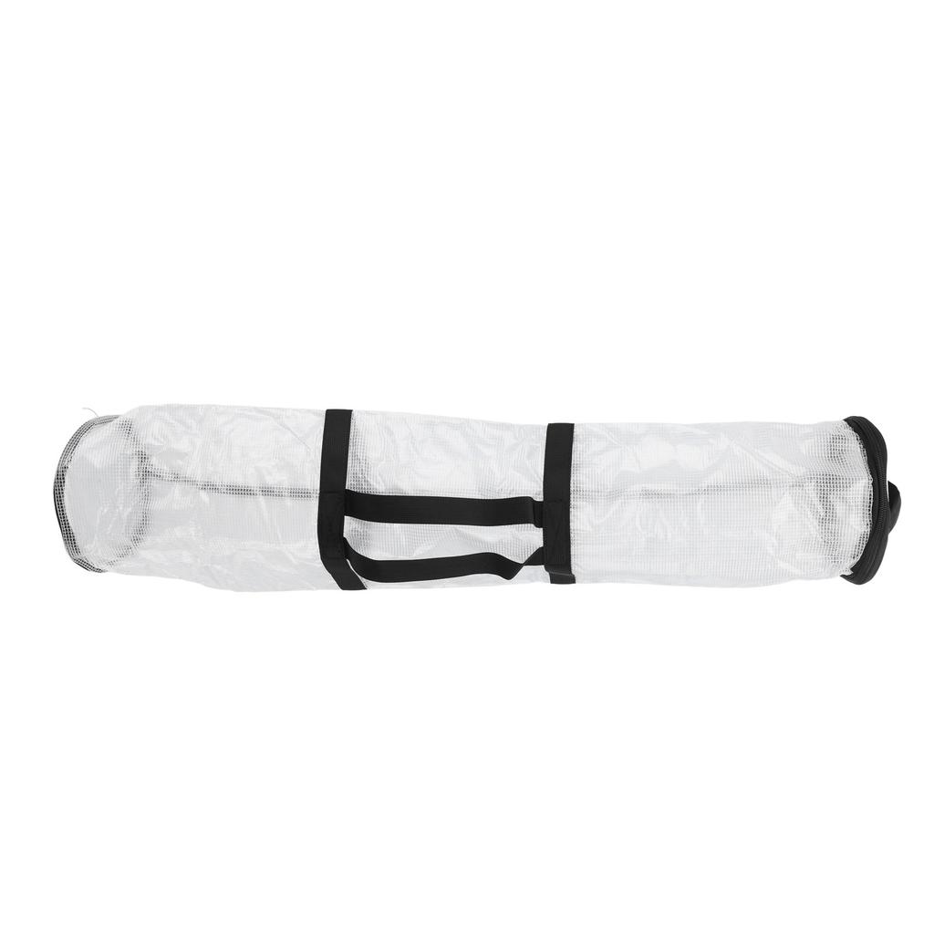 Gift Wrap Organizer PVC Waterproof Dust Proof Transparent 80x16cm Wrapping Paper Storage Bag