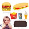 Kinder Pretend Simulation Lebensmittel Spielzeug Baby Spielhaus Hamburger Hot Dog Französisch Frites Küche Set Spielzeug Fast Food Pädagogisches Spielzeug