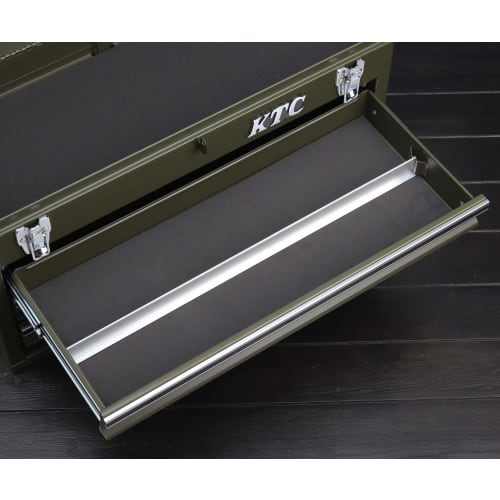 KTC Tool Chest, 3 Tiers, 3 Drawers, Olive Drab, Limited Edition Color, SKX0213ODEM