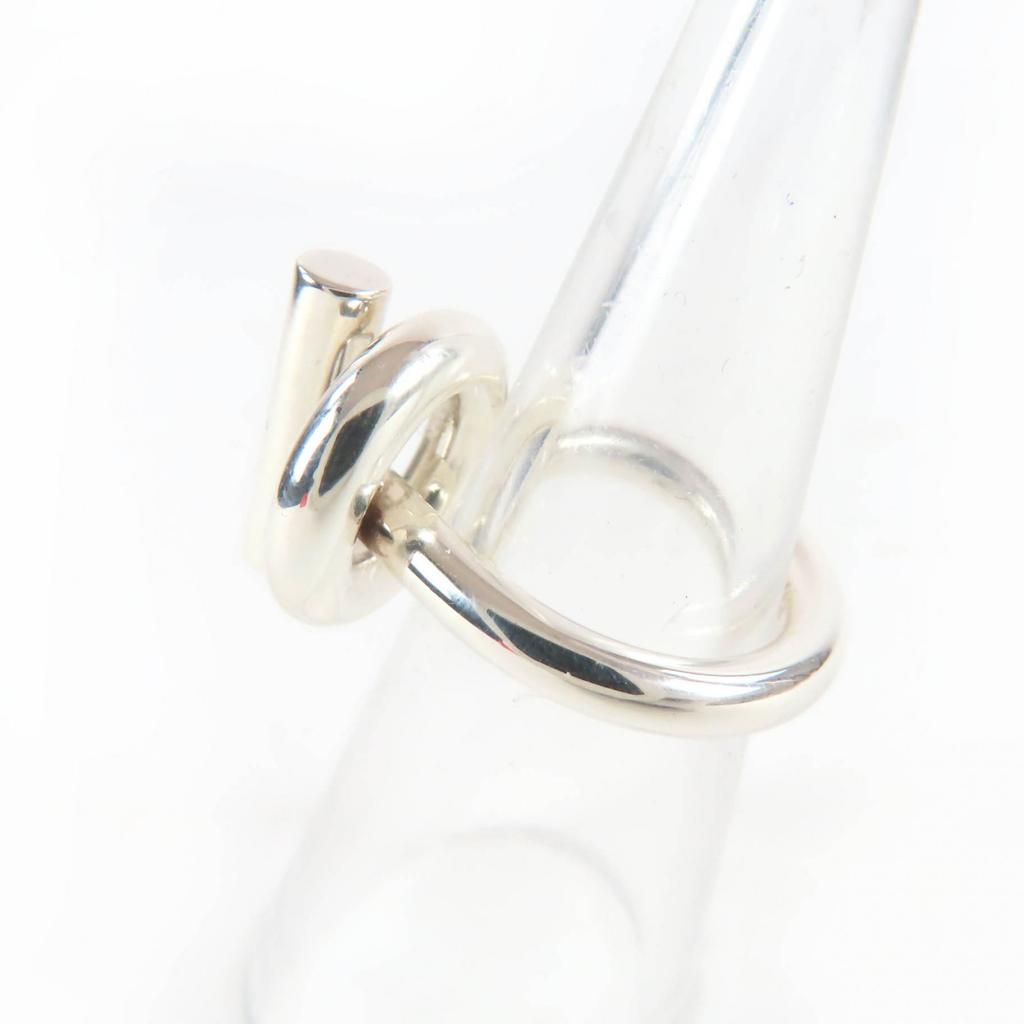 Excellent HERMES Ring Echappé MM Silver 925 Women Used
