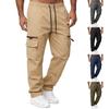 Herren Cargojogginghose Locker Gerades Bein Lässige Jogginghose