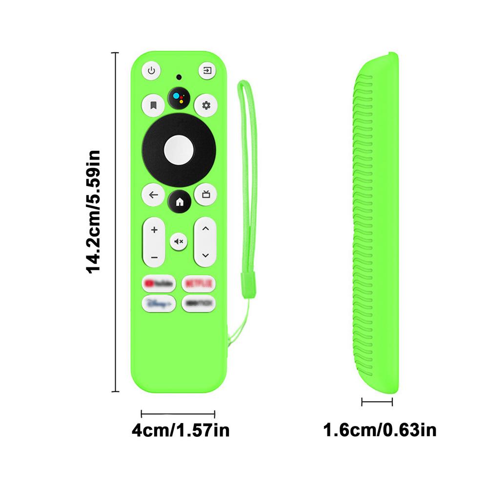 Tv Remote Control Case For ONN forAndroid TV 2K FHD Streaming Stick Shockproof Silicone Washable Remote Protective Cover Sleeve