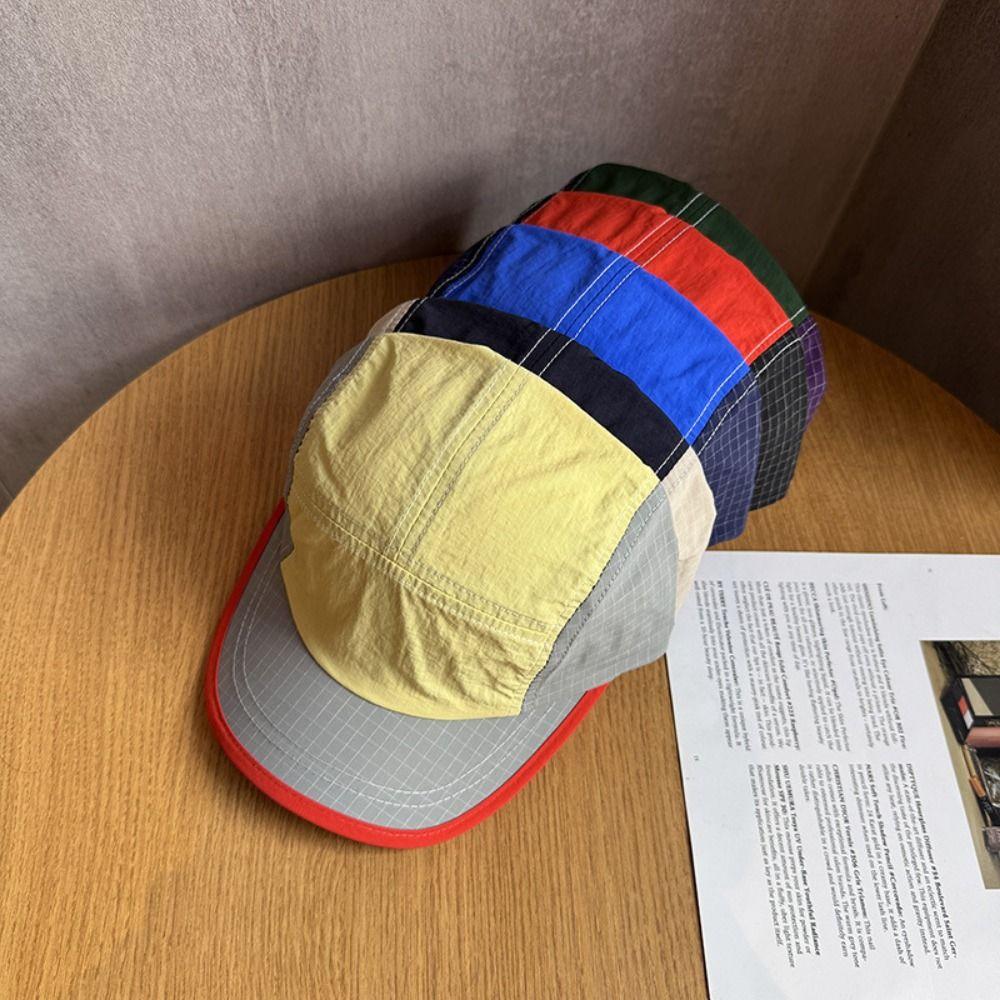 Summer Style Retro Baseball Cap Color Matching Peaked Cap Hip-hop Quick-drying Cap Men Women