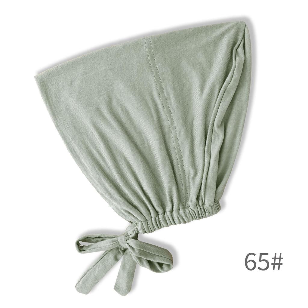 Premium Mercerized Cotton Adjustable Elastic Hair Cover Cap