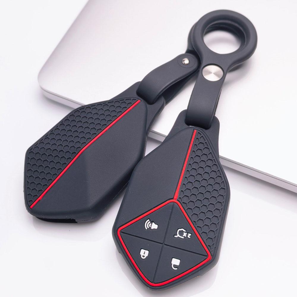 Key Holder Cover for Deepal S7 SL03 G318 with Keychain Protective Accessory Key Fob Protection Replacement Daily Use Car Remote Cover