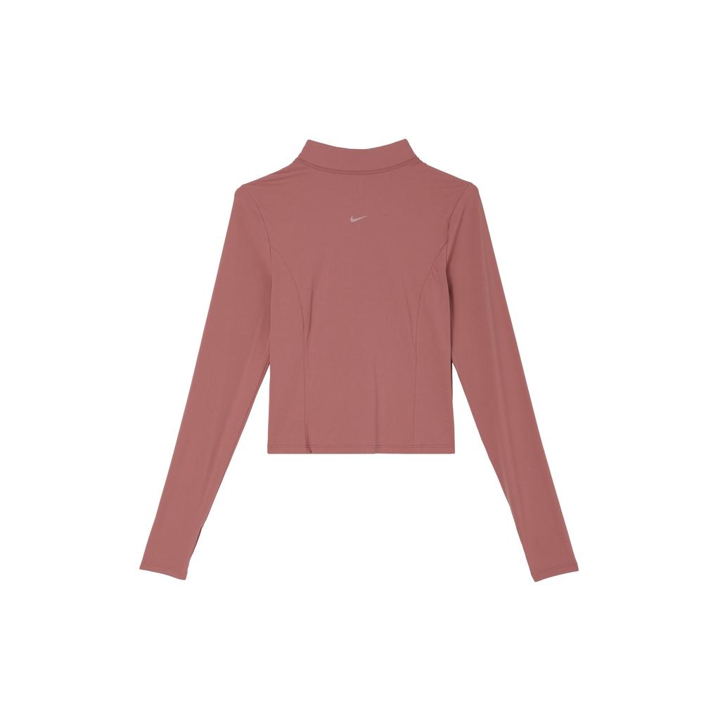 Nike Zenvy Dri-FIT Jacke mit durchgehendem Reißverschluss, lang, weich, bequem, Damenjacken, Rock-Pink FV7424-634