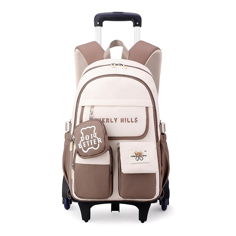 Trolley Knapsack with wheels for school