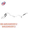 BMW E83 air conditioning pipe fittings: 64533455912, 64533455913.