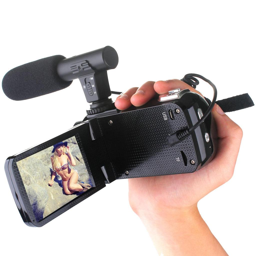 24MP HD Digital Camcorder with Hot Shoe and PC Camera Function