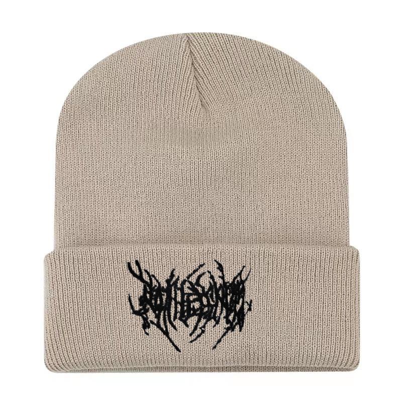 Pure Acrylic Line Knitted Hat Versatile Wool Hat Outdoor Cycling Thermal Hat