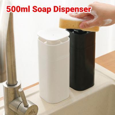 Kitchen Soap Dispenser Hand Soap Dispenser For Bathroom Countertop Hand Press Lotion Storage Container 500ml