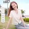 Betu Women's V-Neck Lace Short-Sleeve Top