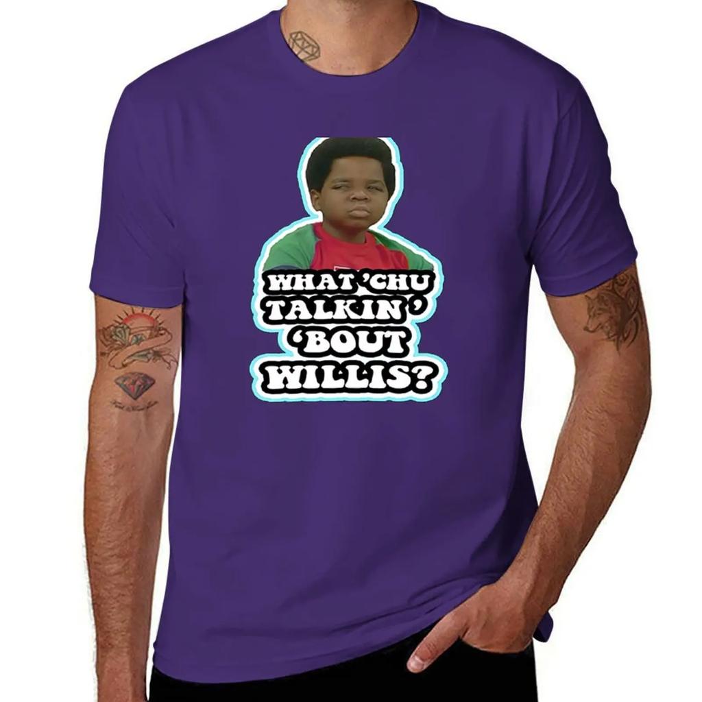 Whatchu talkin bout Willis Gary ColeUnisex Different Strokes TShirt plus sizes customizeds customs sports fans t shirts Unisex