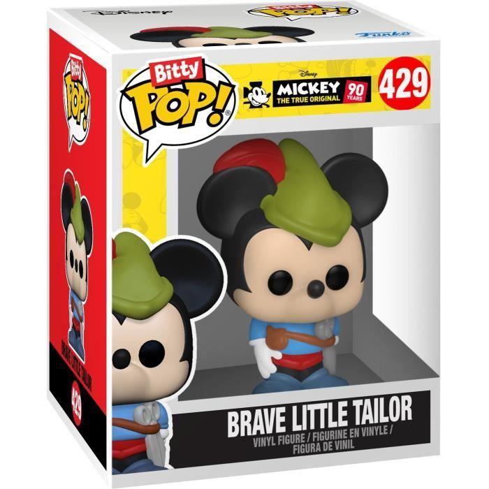Figurines Bitty Pop! - Disney - Pack de 4 - Mickey - Bleu - Adulte - Mixte