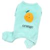 Cotton Pet Dog Clothes Loungewear Small Dog One-piece Four-legged Pants Spring and Summer Thin