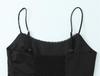 Chic French Lace-Trimmed Waist-Cinching Strapless Camisole for Women