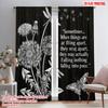 2pcs 2D Flat Printing Drapes Dragonflies Dandelions Falling Place Fabric Without Electricity Party Decorations for Photo Booths
