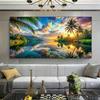 Large Size Mosaic DIY Full Diamond Painting Kits Art Beautiful Forest Lake Scenery Embroidery Cross Stitch Rhinestones