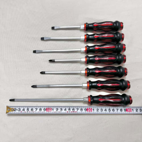 Kaimanaao 7-Piece Penetration Screwdriver Set, Phillips and Flathead, Magnetic, DIY Repair Tool