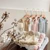 Korean Style Children's Lace Vest Cute Summer Sleeveless Shorts Thin Set Girls Kids Fashion Outfit