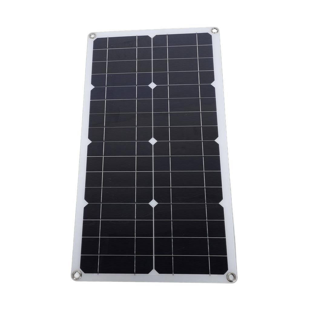 100W Solar Panel Kit IP67 Waterproof with DC 12V 24V 20A Controller Portable Solar Panel for RV