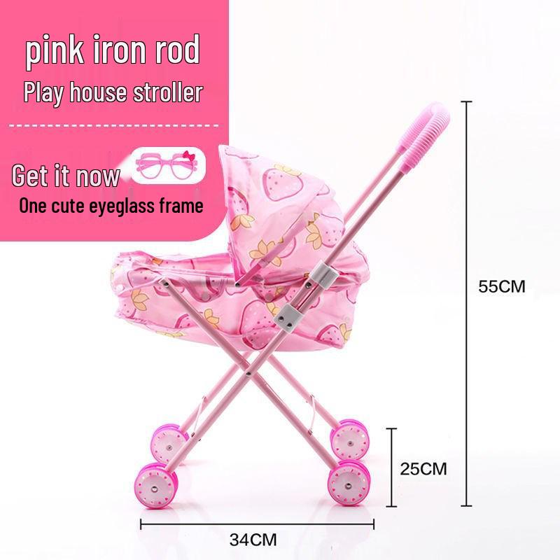Dollhouse Stroller: Pretend Play Toy for Children