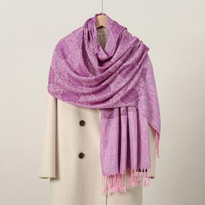 Luxusmarke Herbst Kaschmir Pashmina Schal Dame Wrap Warme Winterschals Design Print Weiblich Foulard Baumwolle Stolen Schal