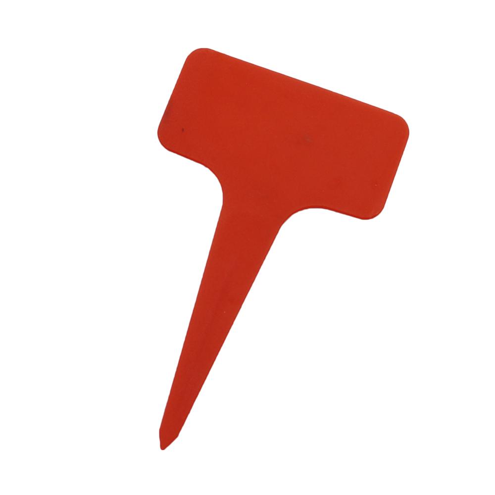 

DIY Plastic T-Type Plant Labels Tags Marker Seed Nursery Garden Flower Plants Tag Garden sign For Yard & Garden Decor 50 Pcs