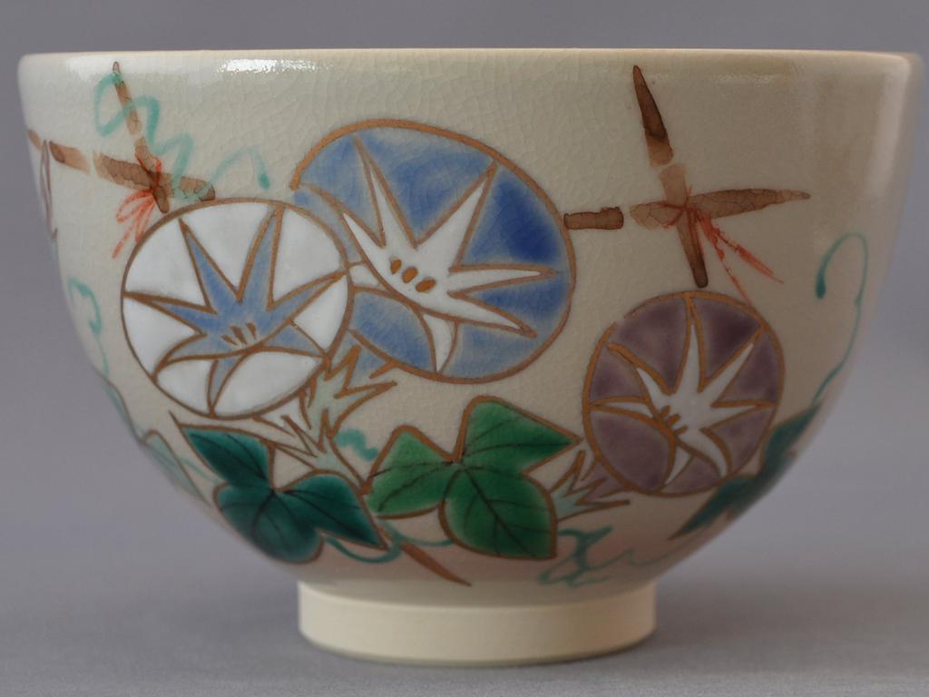 Matcha Morning Kyo-yaki, Kiyomizu-yaki, Shoho, Bowl, Glory, K2-2