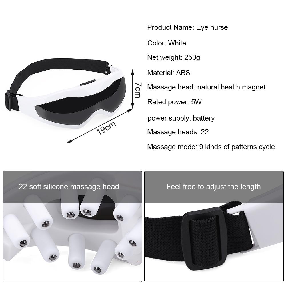 Electric Eye Massager Magnet Vibration Eye Care Device Anti Fatigue Wrinkle Eye Protection