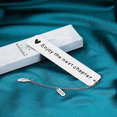 Stainless Steel Artistic Bookmark - Personalized Teacher's Day Graduation Gift
