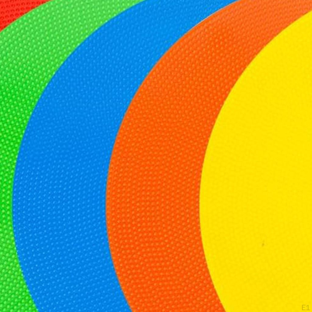 30 Stück Bodenpunktmarkierungen Trainingsmarkierungspad Stille Ausrüstung 10cm Punkt für Fitnessstudio