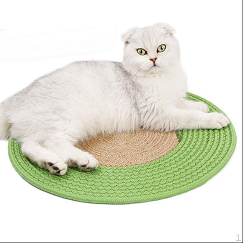 Pad Rope 15.8inch Sleeping Carpet Scratching Mat for Small and Medium Cat Dog Protecting