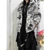 Dark Style Sheyin Faux Rabbit Fur Coat - Quirky Embroidered Stand-Up Collar for Autumn/Winter