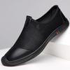 Men's Shoes New Breathable Casual Shoes Summer Hollow Out Mesh Shoe Soft Soled Comfortable Driving Shoes for Men Slip-On Loafers