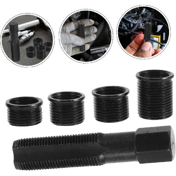 1set Comprehensive Spark Plug Thread Repair Kit Durable Tools for Automotive Maintenance Easy To Use with Versatile Applications Efficient for