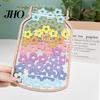 Reward Jar with Stand Wooden 25 Colorful Stars Flowers Kids Students Decoration Potty Training Positive Behavior Chart System Home Classroom
