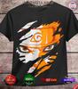 Naruto Uzumaki Shirt Shippuden Kurama Kyubi Anime Unisex Tee T-Shirt All Size