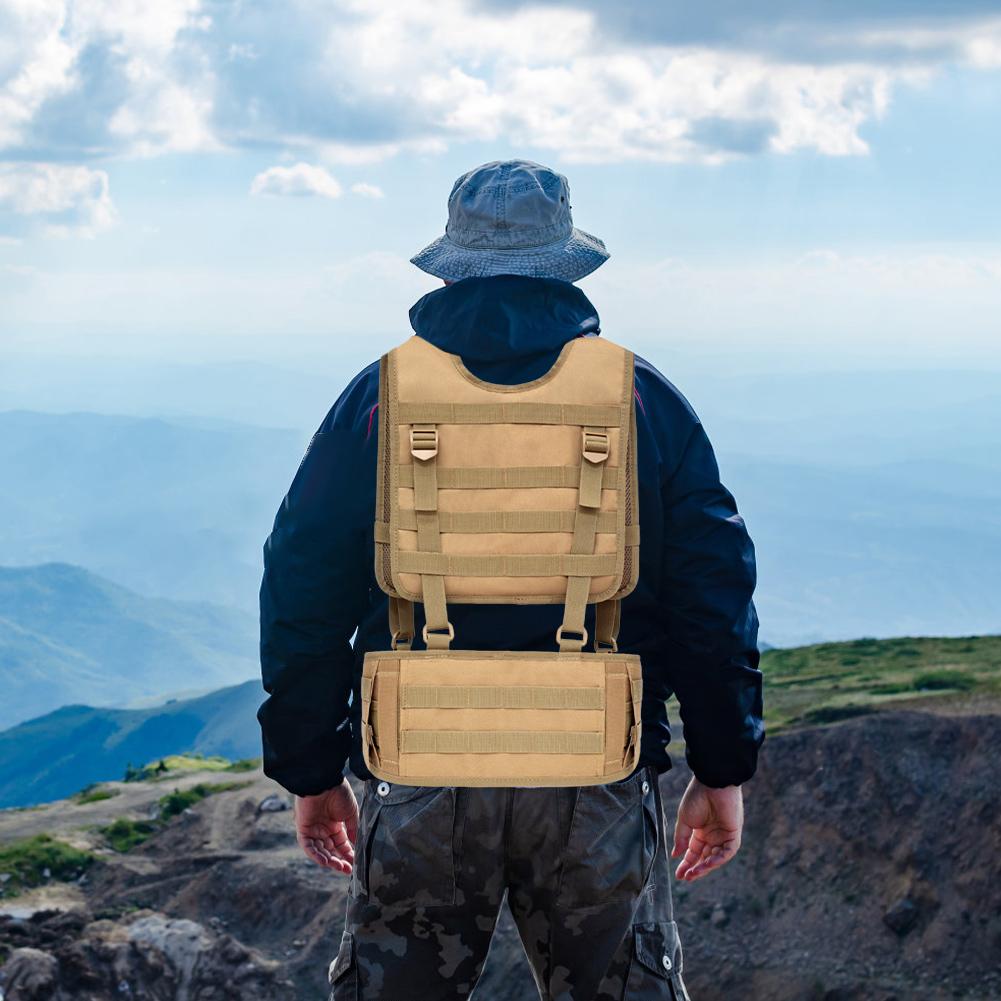 Outdoors Training Belt Multifunctional Airsoft Paintball Molle Padded Combat Assault Vest Oxford Cloth for Shooting War Game