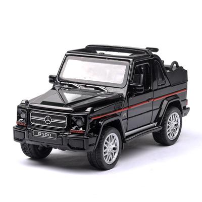 1/32 Ölçekli Benz G500 pres döküm model araç Oyuncak, Geri Çekin Oyuncak Araç Ses ve Işık ile Çocuklar için Yürümeye Başlayan Erkek Kız Hediye Koleksiyonu