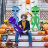 1Pc Inflatable Alien Toy Pvc Alien Model Theme Party Decorative Props Indoor Outdoor Festival Decoration