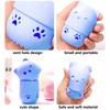 Cute Silicone Makeup Sponge Holder Cat Shaped Sponge Rack Powder Puff Case Cosmetic Blender Sponge Box Makeup Egg Drying Case