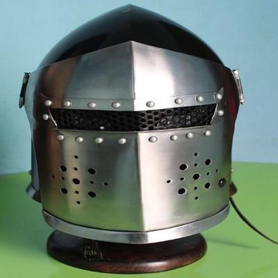 Armor Helmet Medieval Barbate Helmet Roman Knight Helmet/Inner Liner