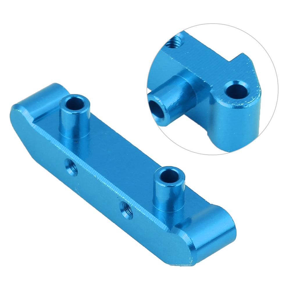 Aluminum Alloy Rear Squat Plate for RC Car FS 1 18 Electric Truck RC Car Part (Rear, Blue)