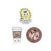 2-6pcs/set Cute Animal Doctor Enamel Pins Motivational Flower Allah Is With You Muslim Feminism Brooch Lapel Badge Jewelry Gifts