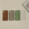 Transparent Simple Pure Color Case for iPhone 15 Pro Max, Apple 12, 14, XS - Japanese & Korean Style