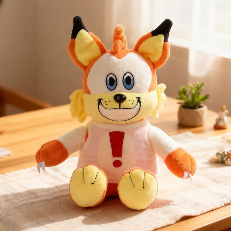 25cm Kawaii Fox Plush Toys Exquisite Furniture Decorative Items Multi-functional Pillow Lullaby Animal Dolls Gifts For Children