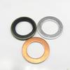 Universal Car Oil Drain Plug Gasket Set: Copper, Aluminum, and Combination Washers for Engine Seal.