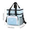 Insulated Lunch Box for Men & Women Collapsible Leakproof Double Cooler Bag Large Capacity Travel Camping Lunch Bags for Work
